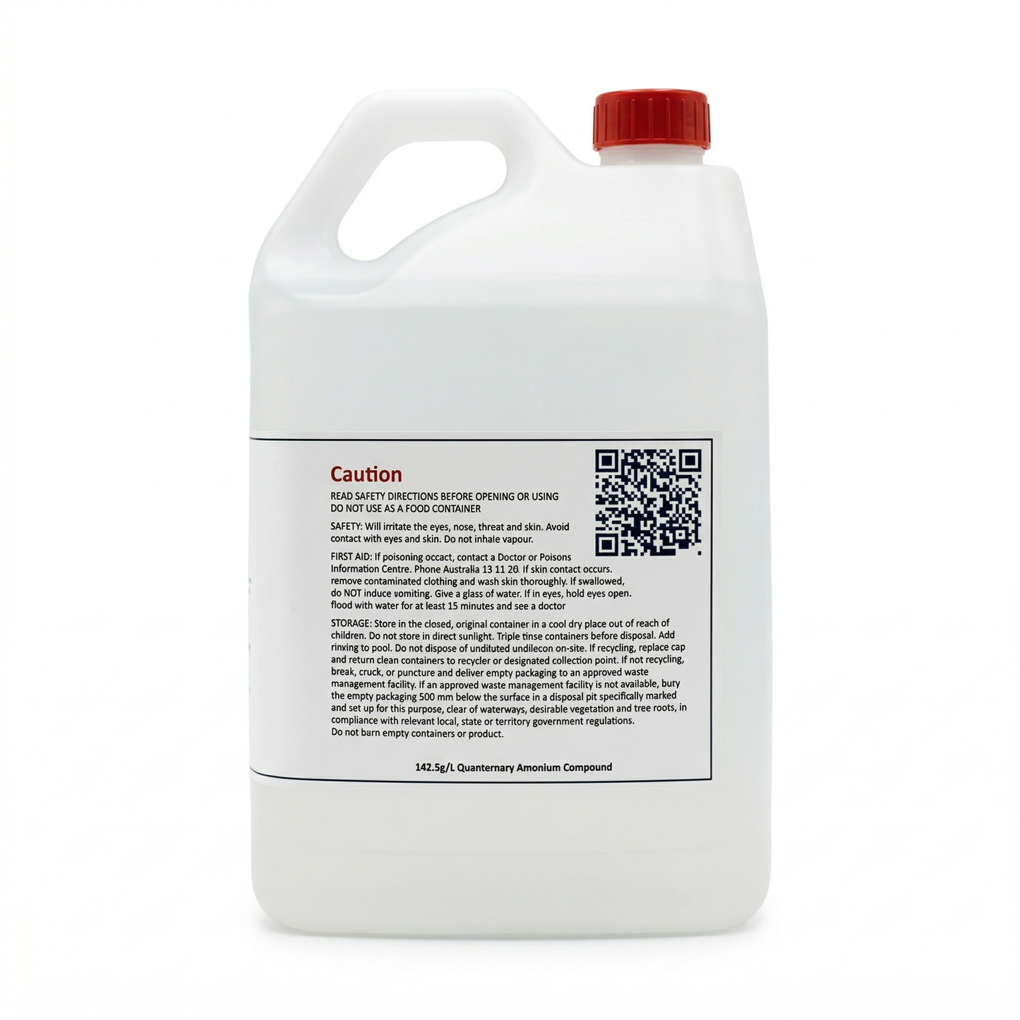 Safety label for Banish Pro